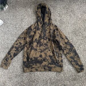 Lululemon City Sweat Pullover Hoodie Brown Camouflage